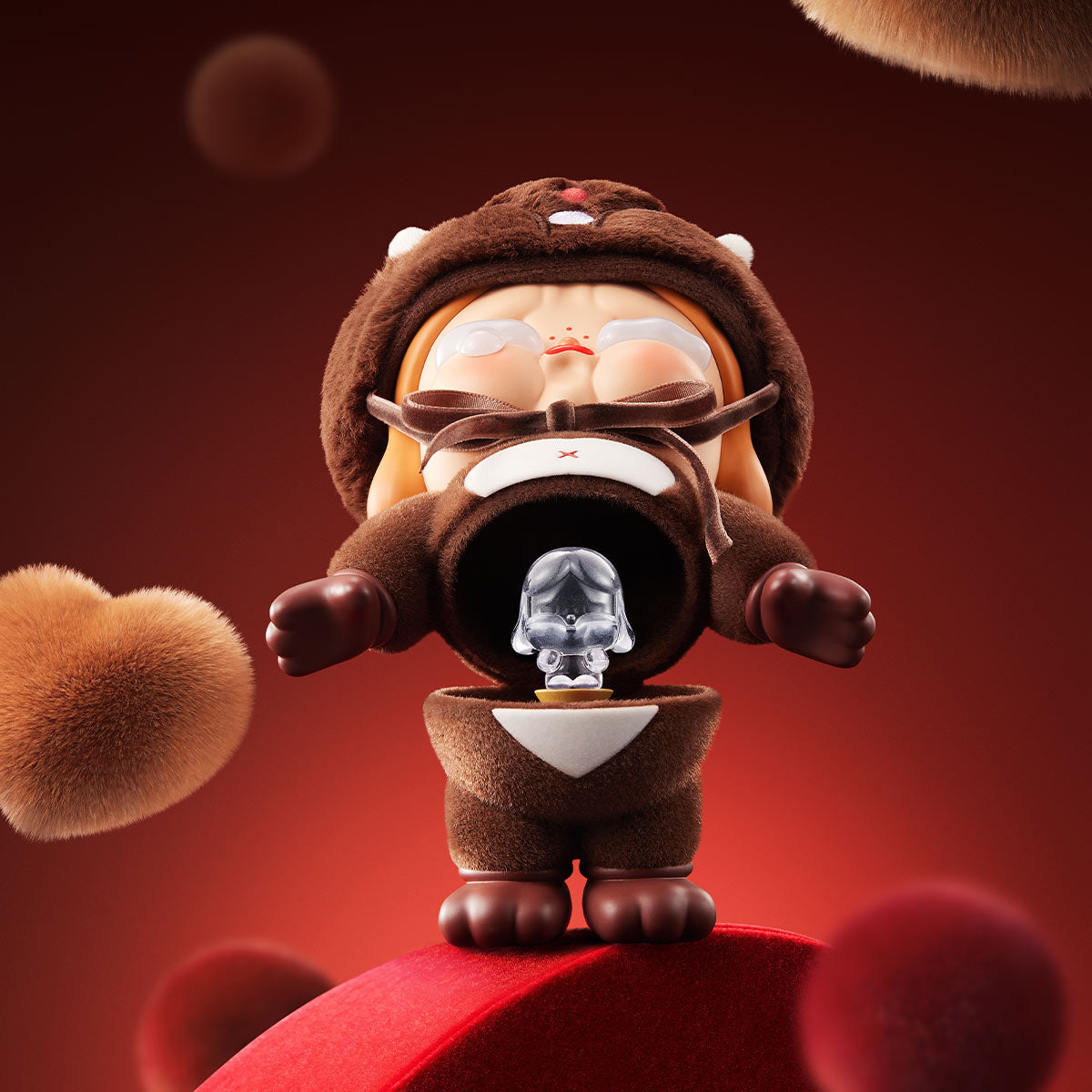 ぬいぐるみ CRYBABY BE MINE FIGURINE Crybaby Be Mine Figurine - 真爱之盒 – Art Toy Familia