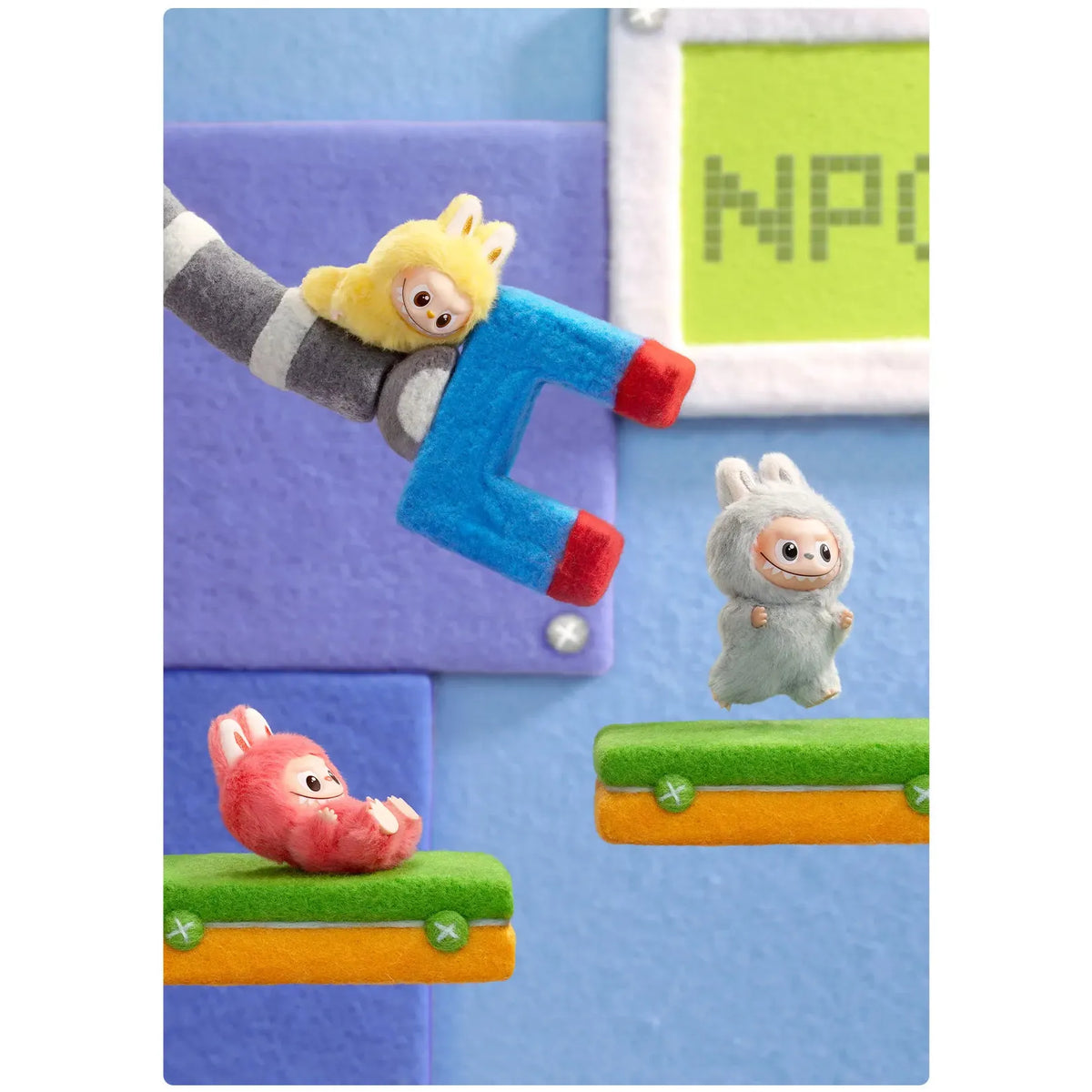 Popmart THE MONSTERS Pin for Love Series-Vinyl Plush Pendant Blind Box (A-M) Whole BOX x 14