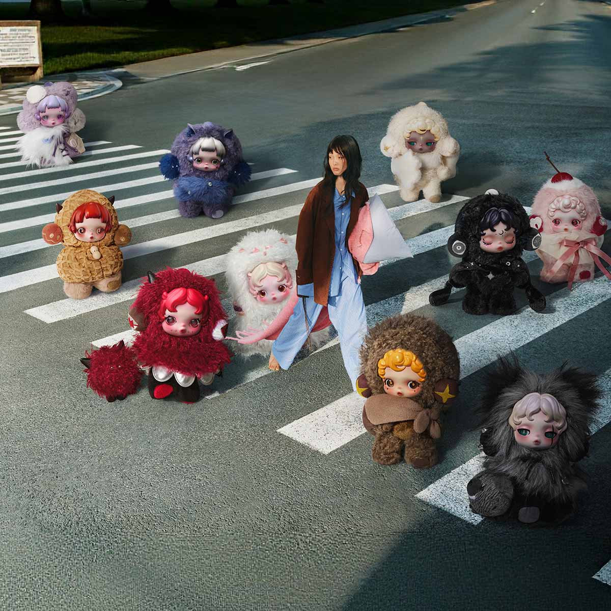 Pop Mart SKULLPANDA You Found Me! Series Plush Doll Pendant Blind Box