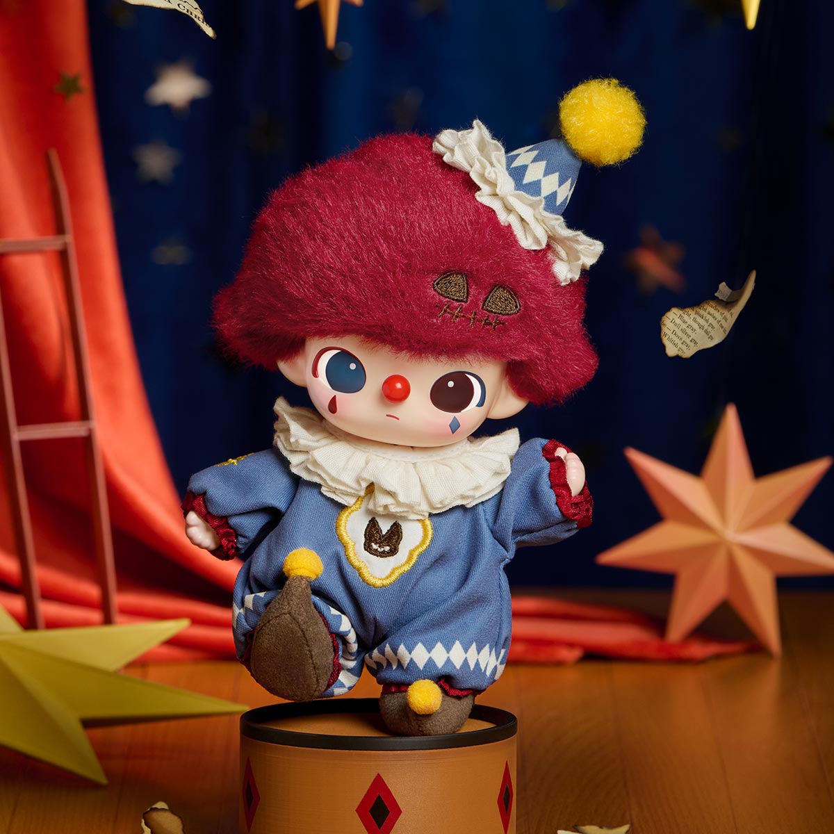 Pop Mart Why So Serious Series CHECKED BOX 'Dimoo Flame Clown'