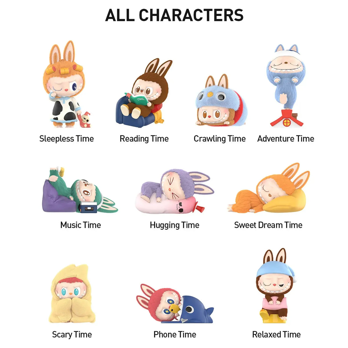 Pop Mart THE MONSTERS 1:00 A.M. Series Figures Blind Box