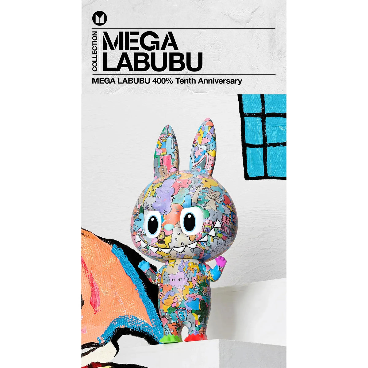 Pop Mart Mega Labubu 400% Tenth Anniversary