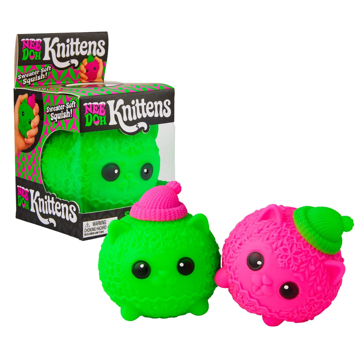 NeeDoh 2026 Squishmas Knittens Stress Ball x 1