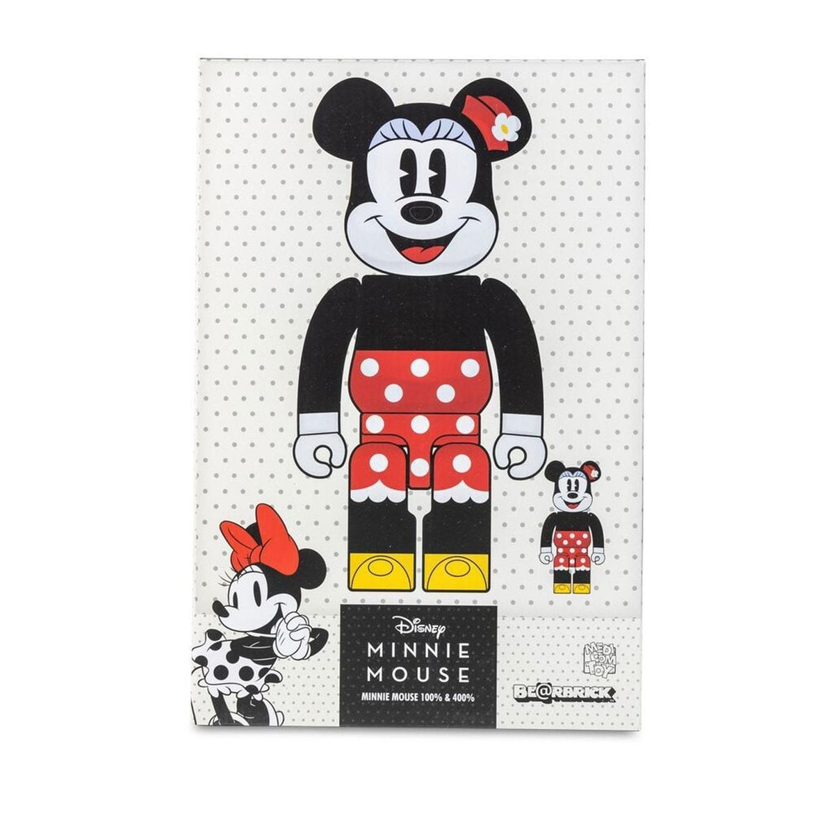 Bearbrick Minnie Mouse 400% + 100% figures