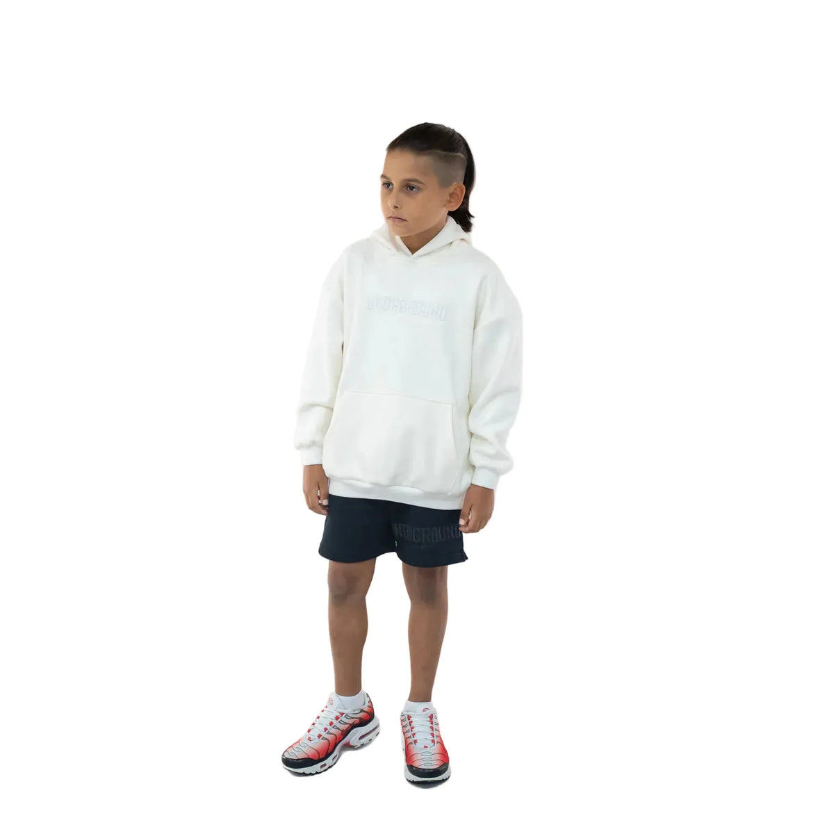 Undrground Moving In Silence Hoodie 'Cream' Kids