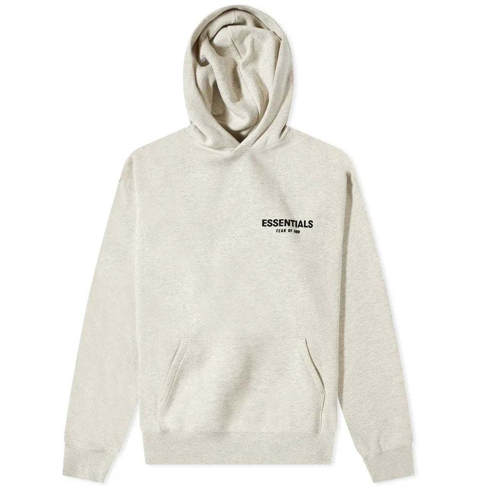 Fear Of God Essentials Pull-Over Hoodie Core &#39;Light Oatmeal&#39; 2.0