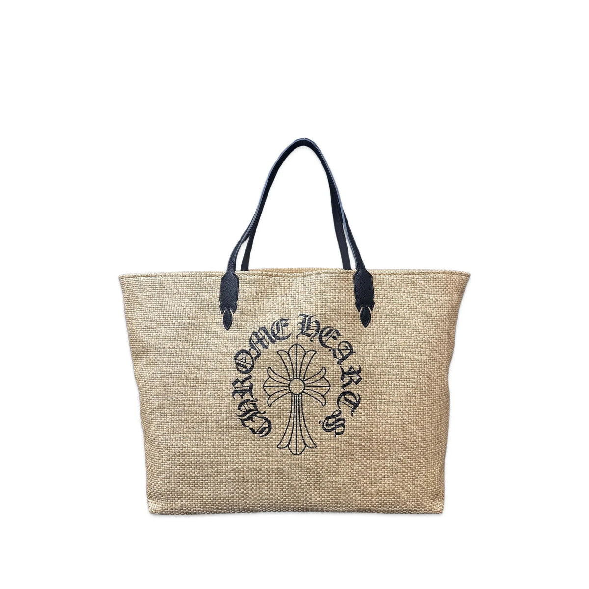 Chrome Hearts medium cross logo beach tote bag