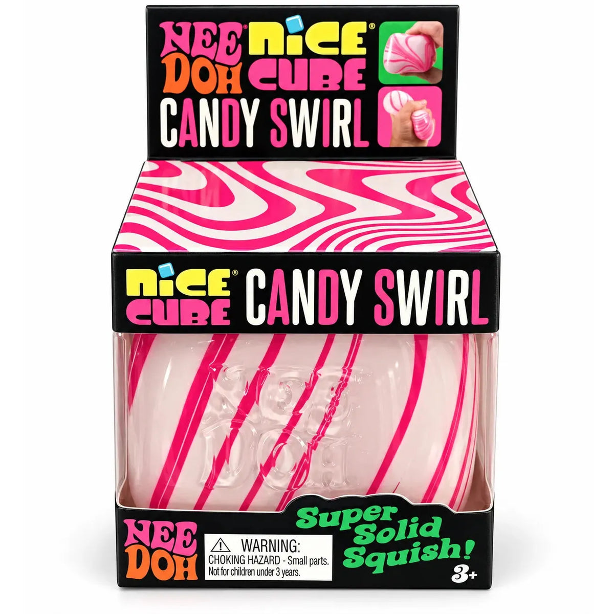 Schylling NeeDoh Nice Cube Candy Swirl x1