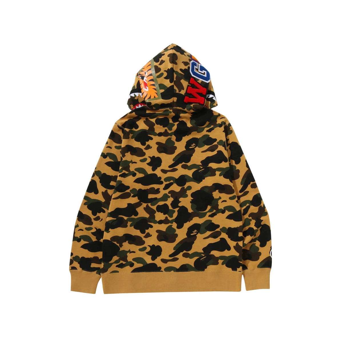 BAPE Color Camo Shark Full Zip Hoodie 'Yellow'