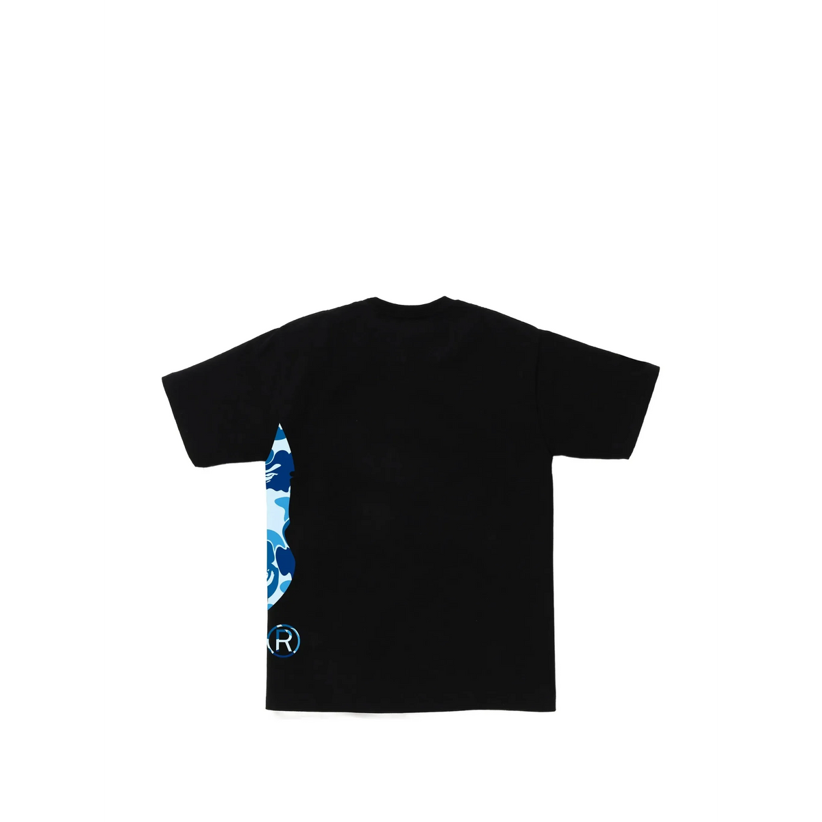 BAPE ABC Camo Side Big Ape Head T-Shirt 'Black/Blue'