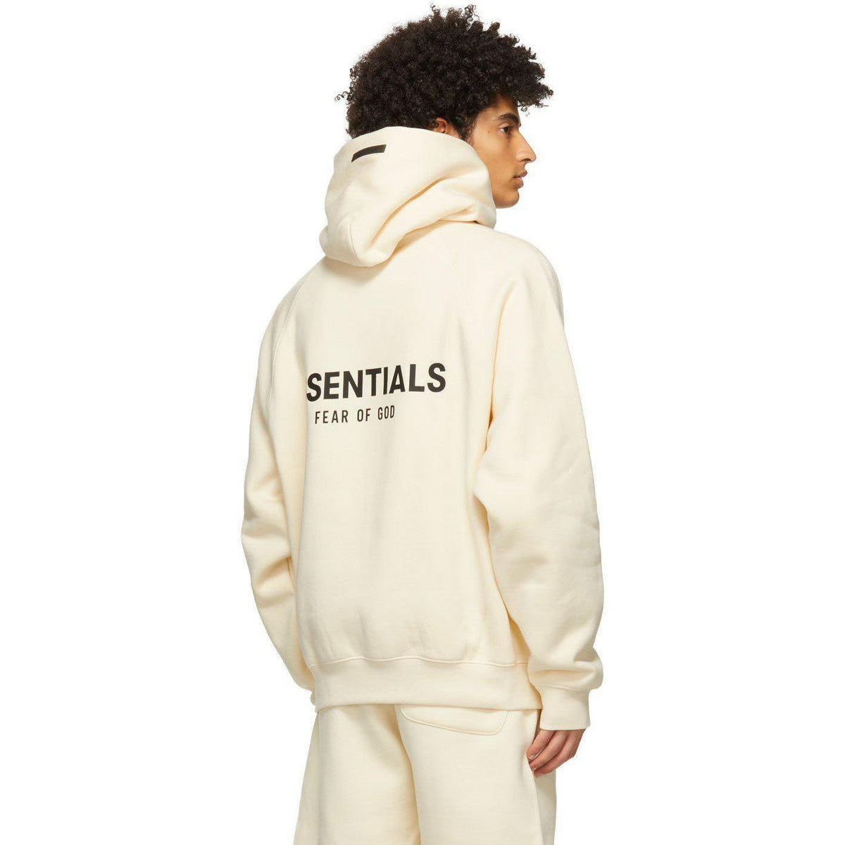 FEAR OF GOD ESSENTIALS Pull-Over Hoodie (SS21) Buttercream | Waves Never Die | Fear of God | Hoodie