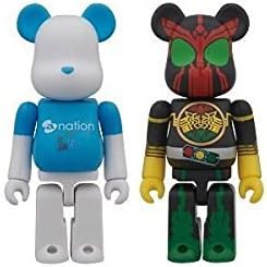 MEDICOM BE@RBRICK x A-Nation x Kamen Rider OOO 100% Figures