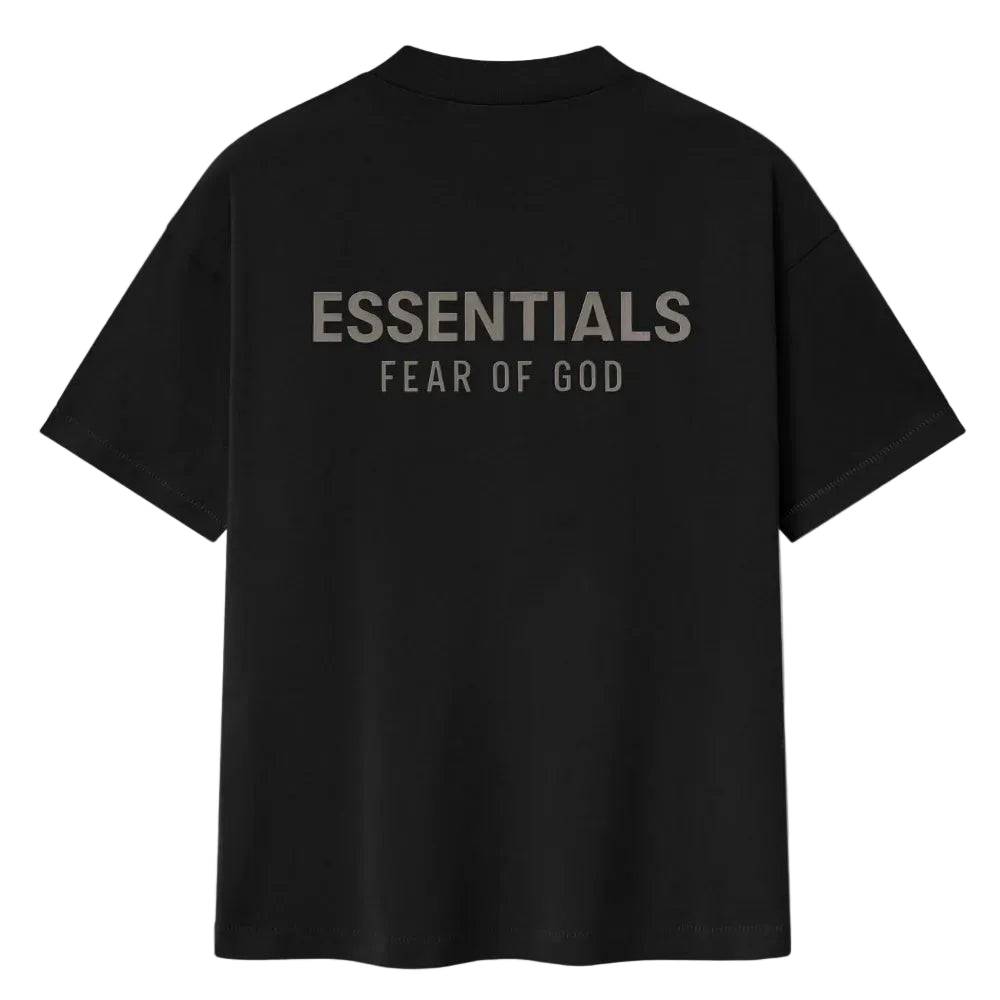 Fear Of God Essentials SS25 T-Shirt 'Jet Black'