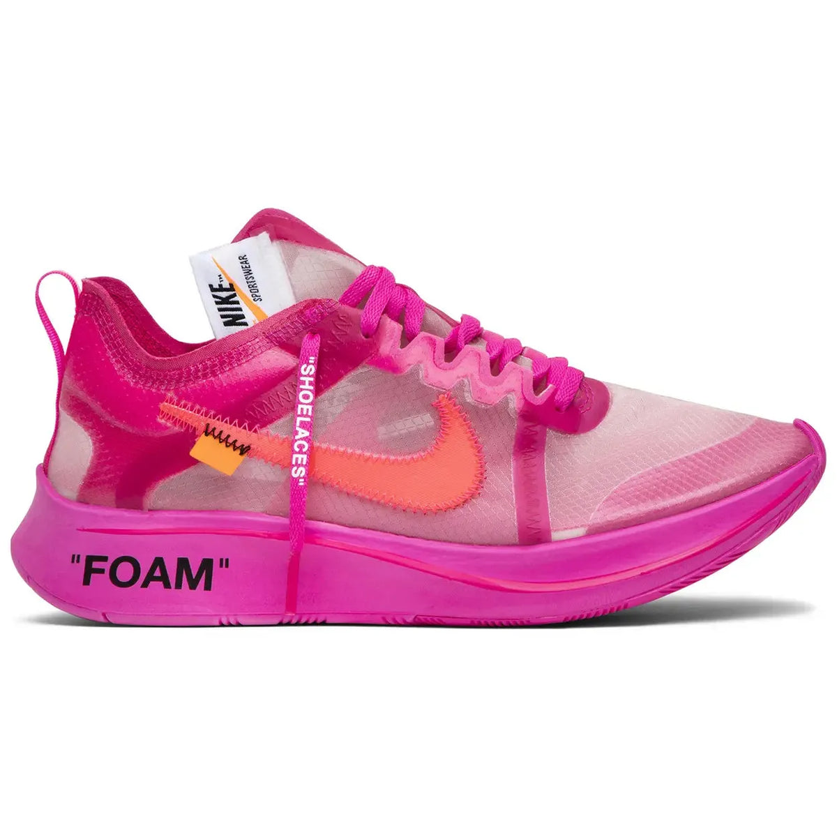 Off-White x Nike Zoom Fly SP 'Tulip Pink' (Lightly Worn)