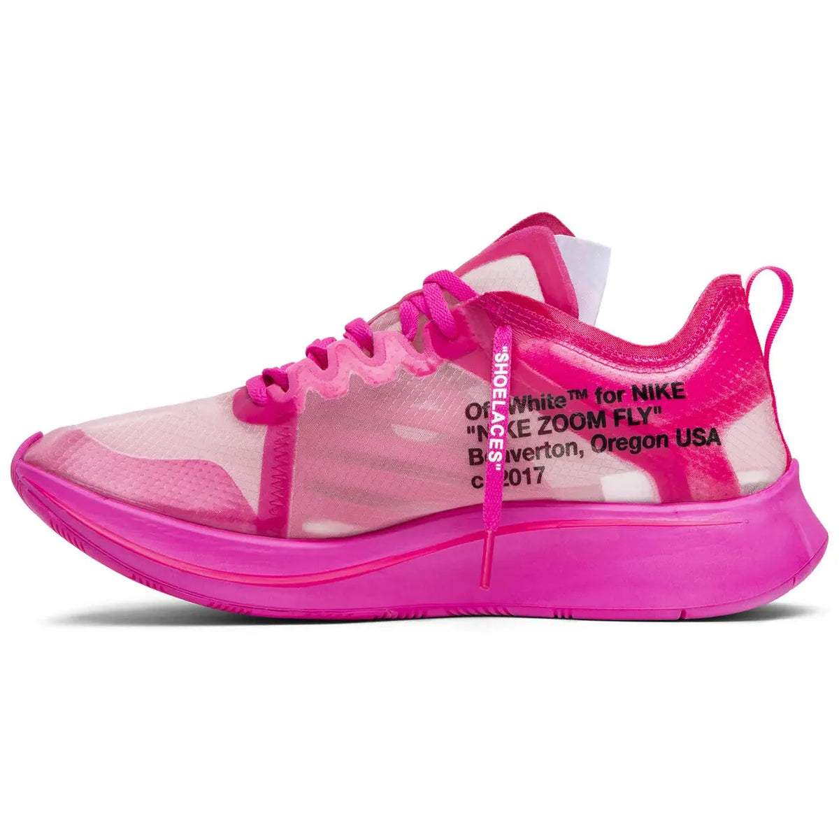 Off-White x Nike Zoom Fly SP 'Tulip Pink' (Lightly Worn)