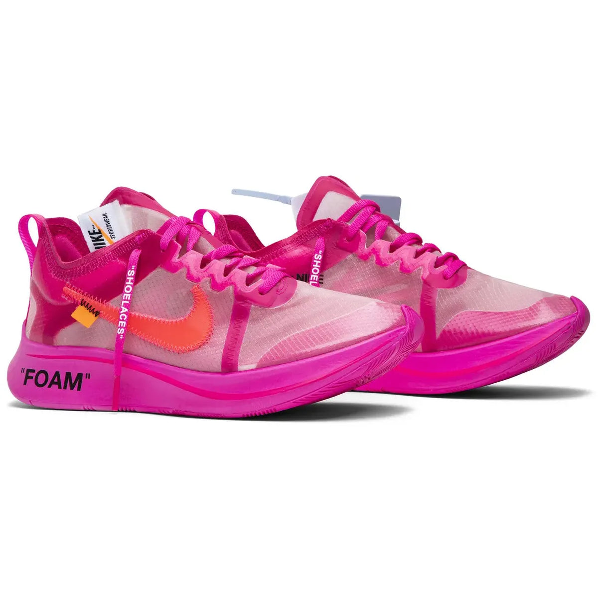 Off-White x Nike Zoom Fly SP 'Tulip Pink' (Lightly Worn)