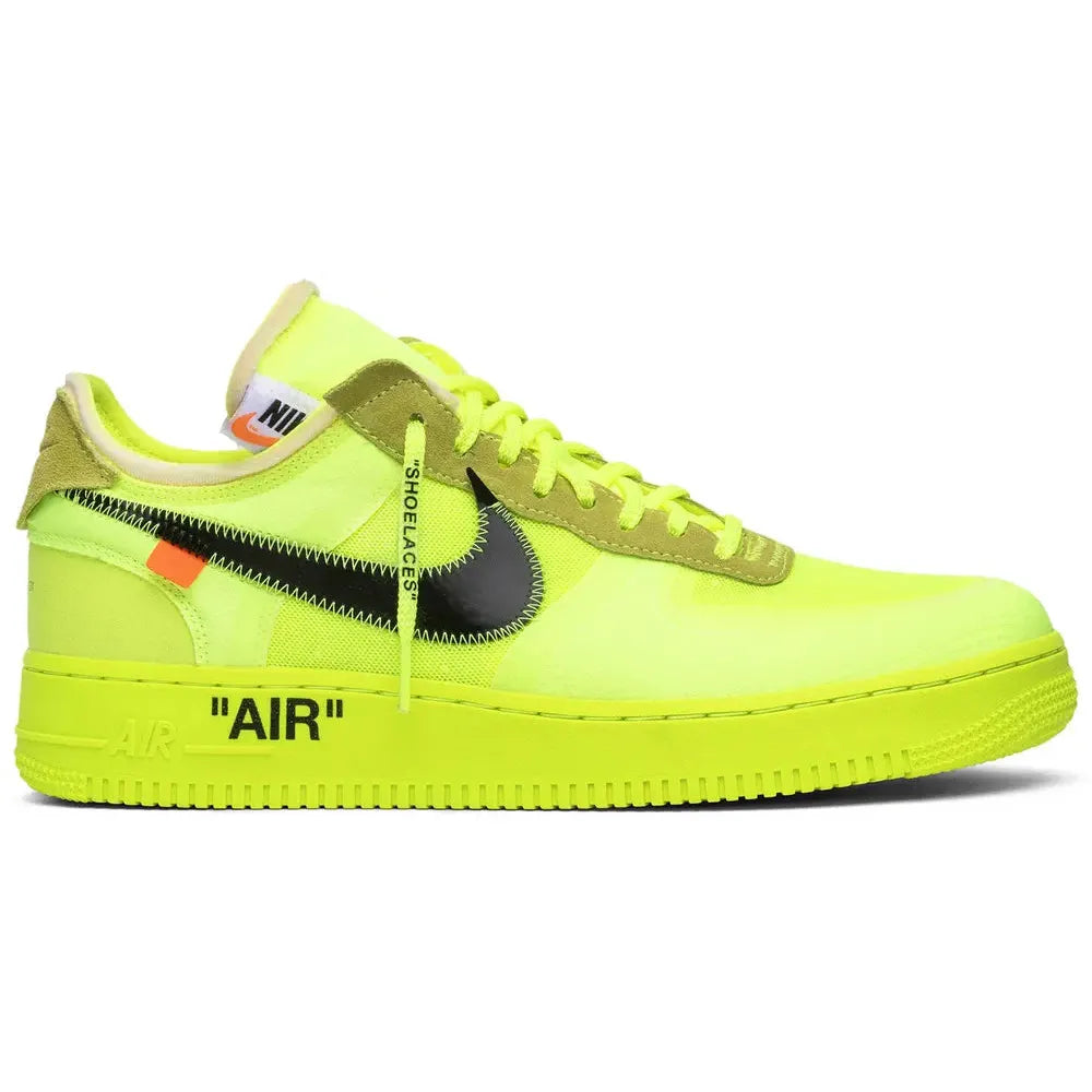 Off-White x Nike Air Force 1 Low 'Volt' (Lightly Worn)