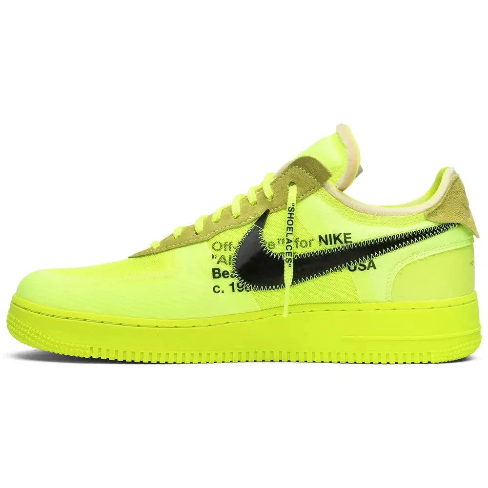Off-White x Nike Air Force 1 Low 'Volt' (Lightly Worn)