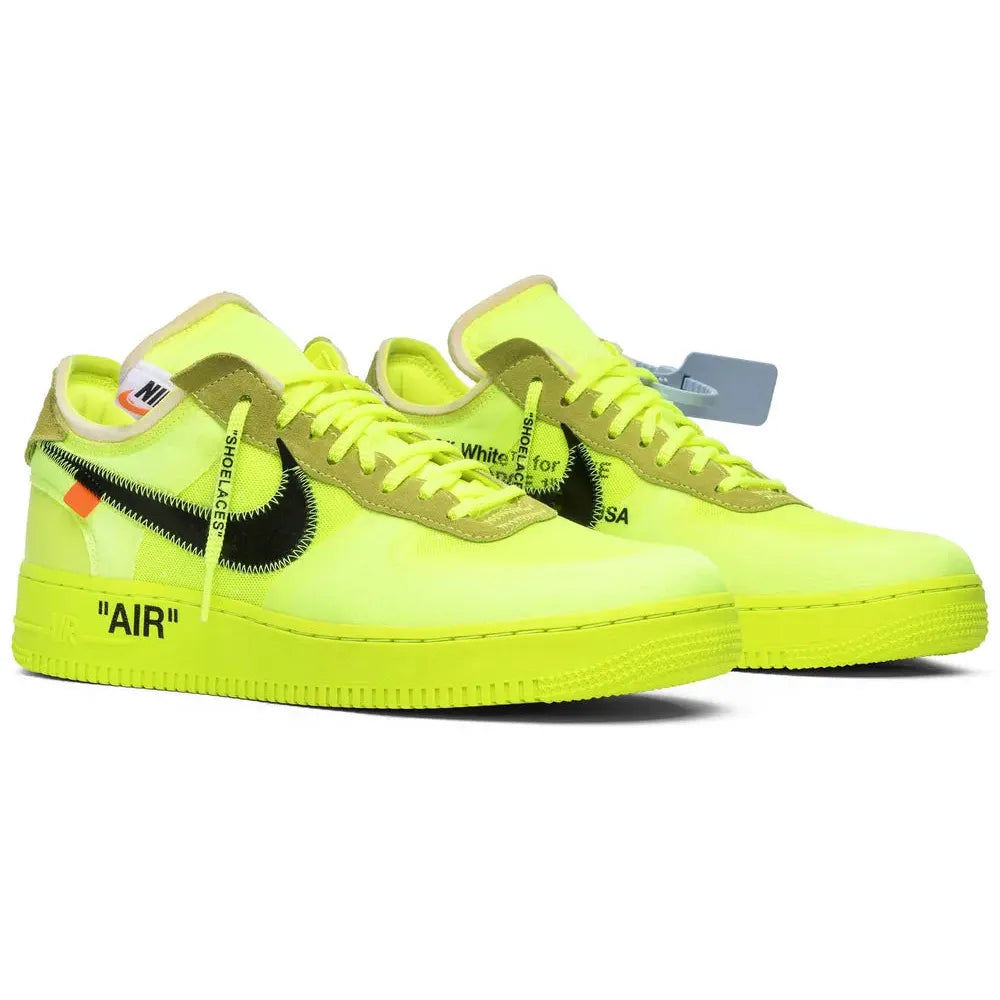 Off-White x Nike Air Force 1 Low 'Volt' (Lightly Worn)