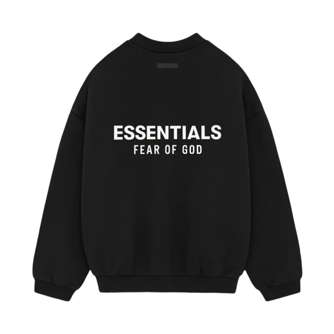 Fear Of God Essentials Holiday 24 Fleece Crewneck 'Black'