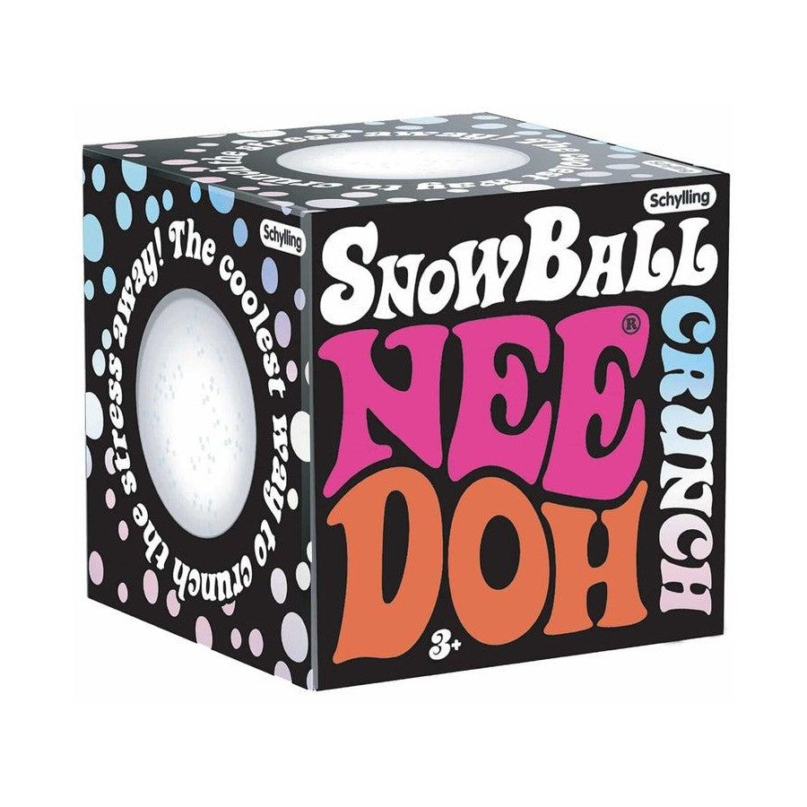 Schylling Needoh Snow Stress Ball Crunch x 1