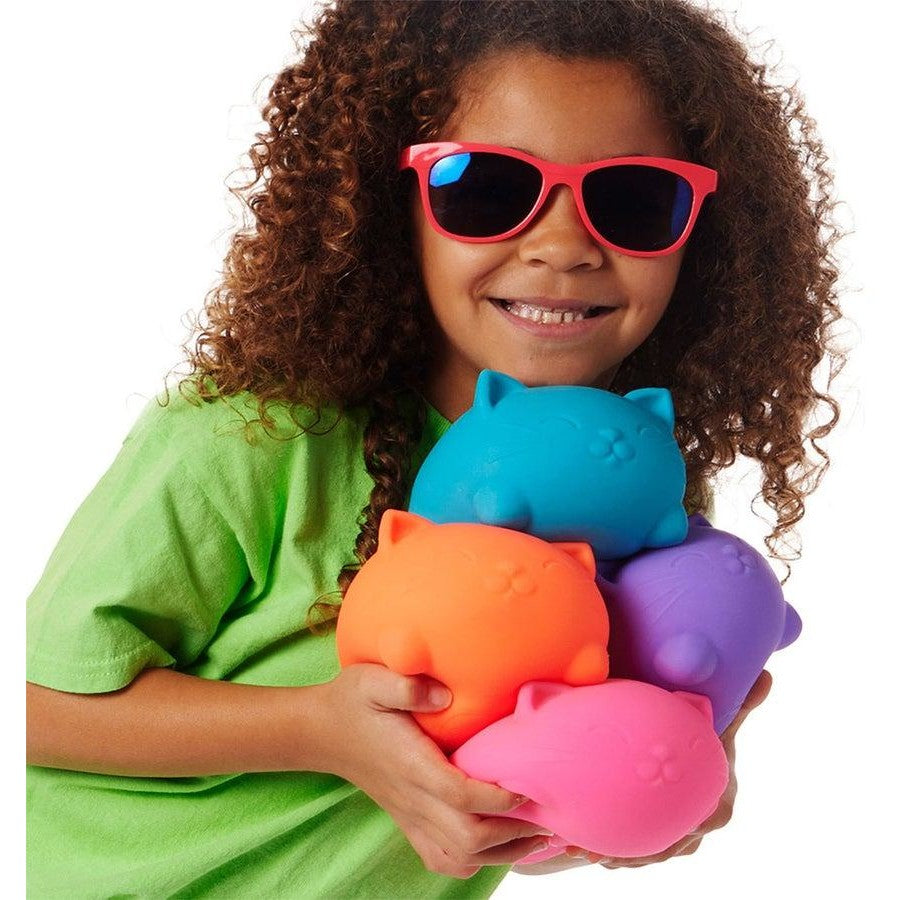 Schylling Super Nee Doh Cool Cats Kids Squishy/Squeeze Toy 12cm Assorted