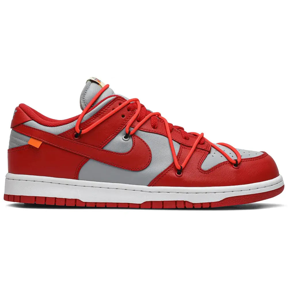 Off-White x Nike Dunk Low 'University Red' (Lightly Worn)