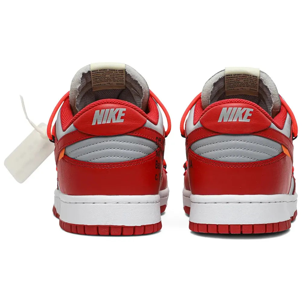 Off-White x Nike Dunk Low 'University Red' (Lightly Worn)