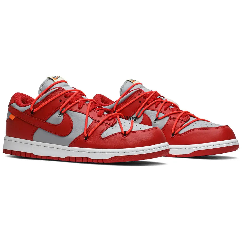 Off-White x Nike Dunk Low 'University Red' (Lightly Worn)