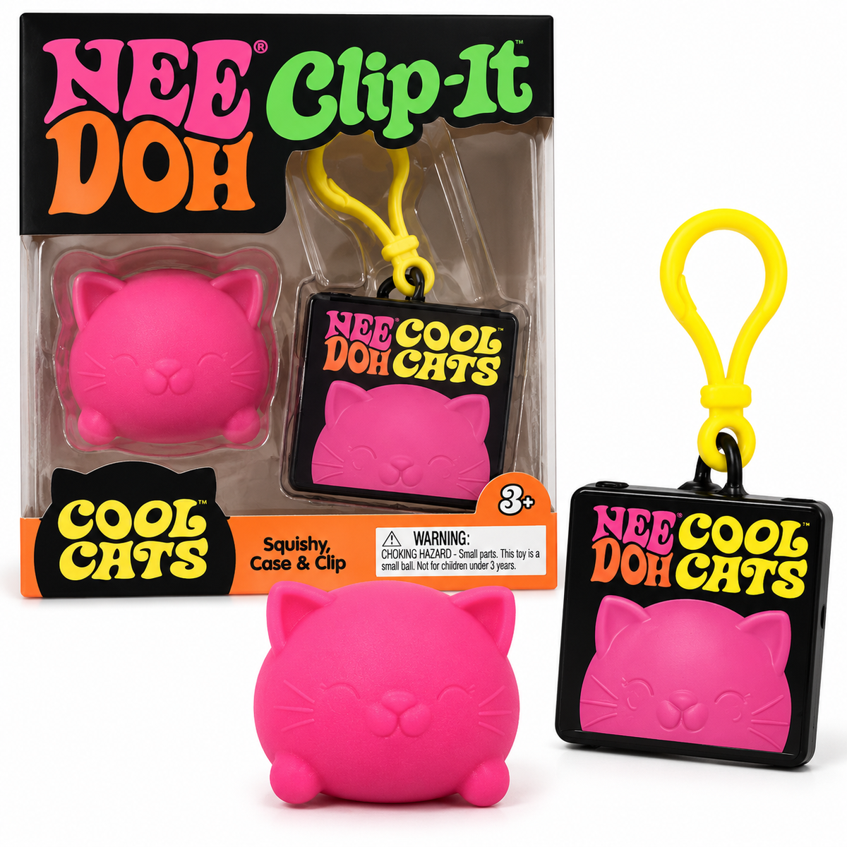 Needoh Clip it - Cool Cats x 1