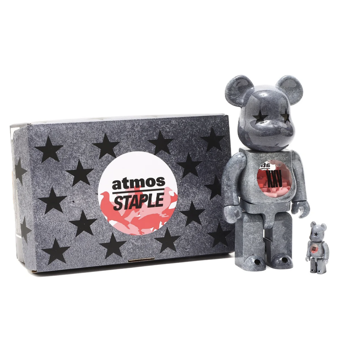 Bearbrick x atmos x Staple Type-5 100% & 400% Set