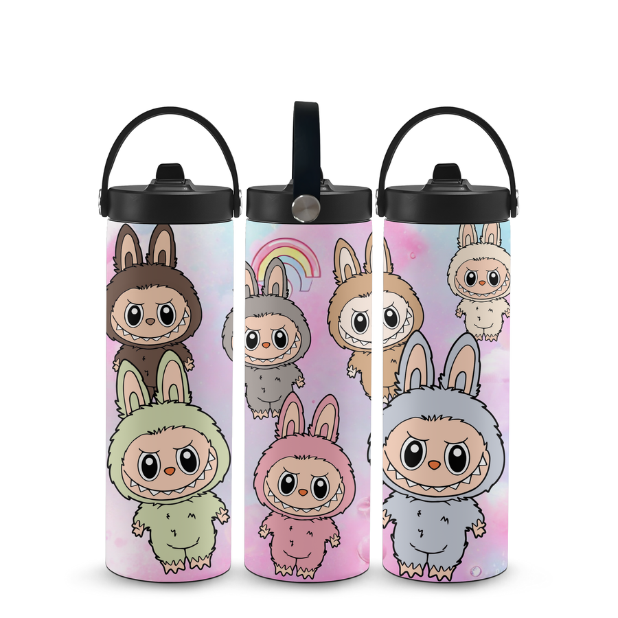 Labubu Macaron Series Sublimation Bottle
