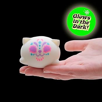 NeeDoh Sugar Skull Cats Stress Ball x 1