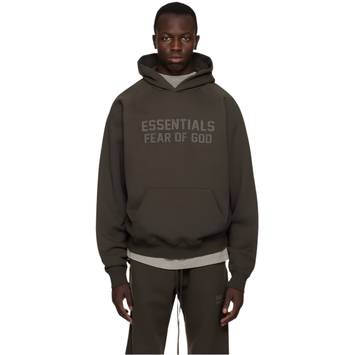 Fear Of God Essentials Hoodie 'Off Black'