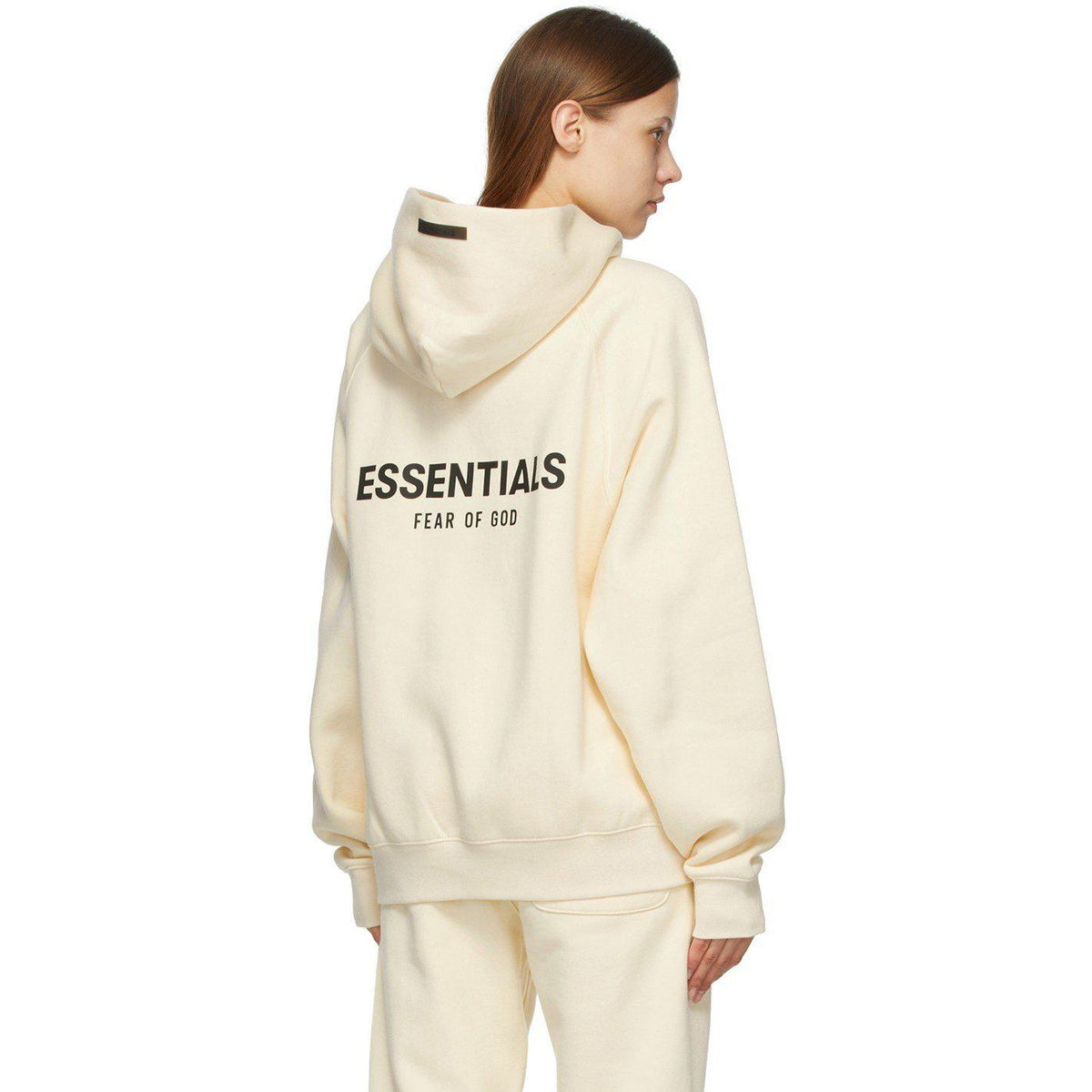 FEAR OF GOD ESSENTIALS Pull-Over Hoodie (SS21) Buttercream | Waves Never Die | Fear of God | Hoodie