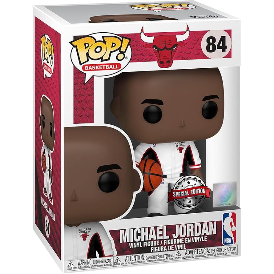 Funko Pop! Vinyl: NBA Bulls White Warm Up #84 'Michael Jordan'