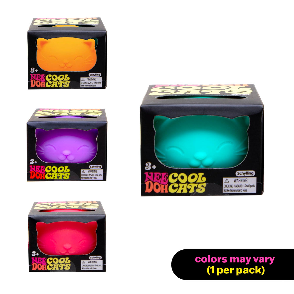 Schylling NeeDoh Cool Cats Stress Ball x 1