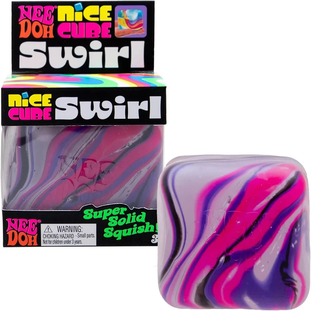 Schylling NeeDoh Nice Cube Swirl x1 (Random Colour)