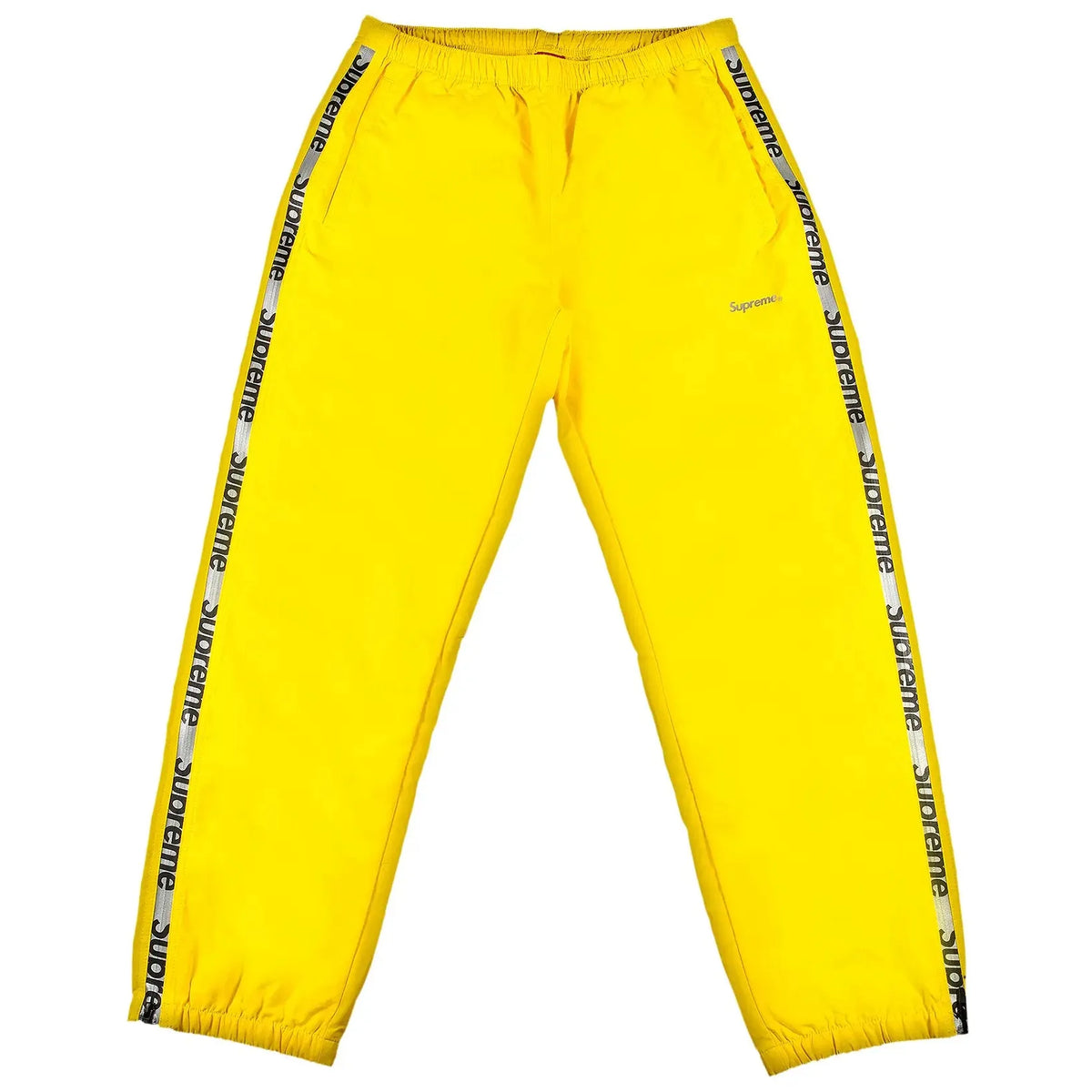 Supreme Reflective Zip Track Pant 'Yellow'