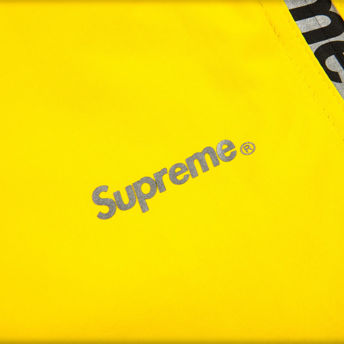 Supreme Reflective Zip Track Pant 'Yellow'