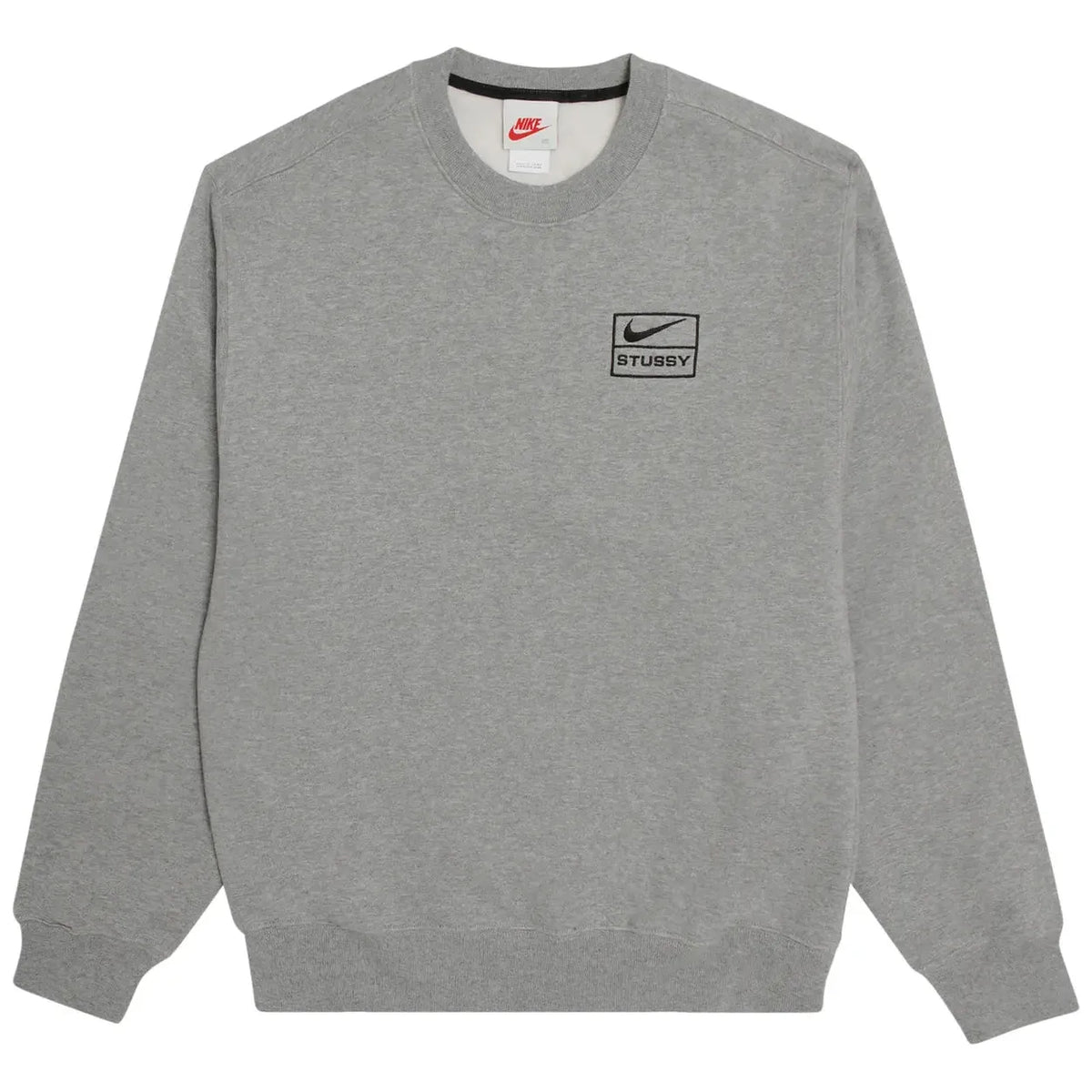 Nike x Stussy NRG BR Crew Fleece 'Grey' (Very Lightly Worn)