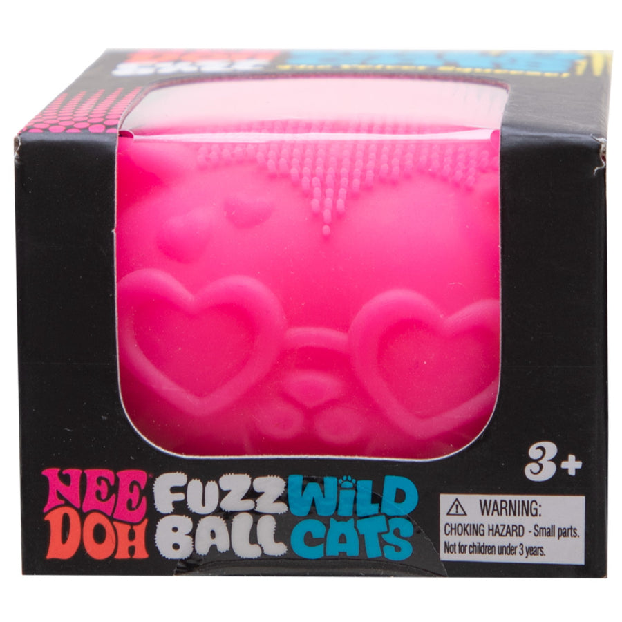 NeeDoh Schylling - Fuzz Ball Wild Cats x 1 (Random Colour)