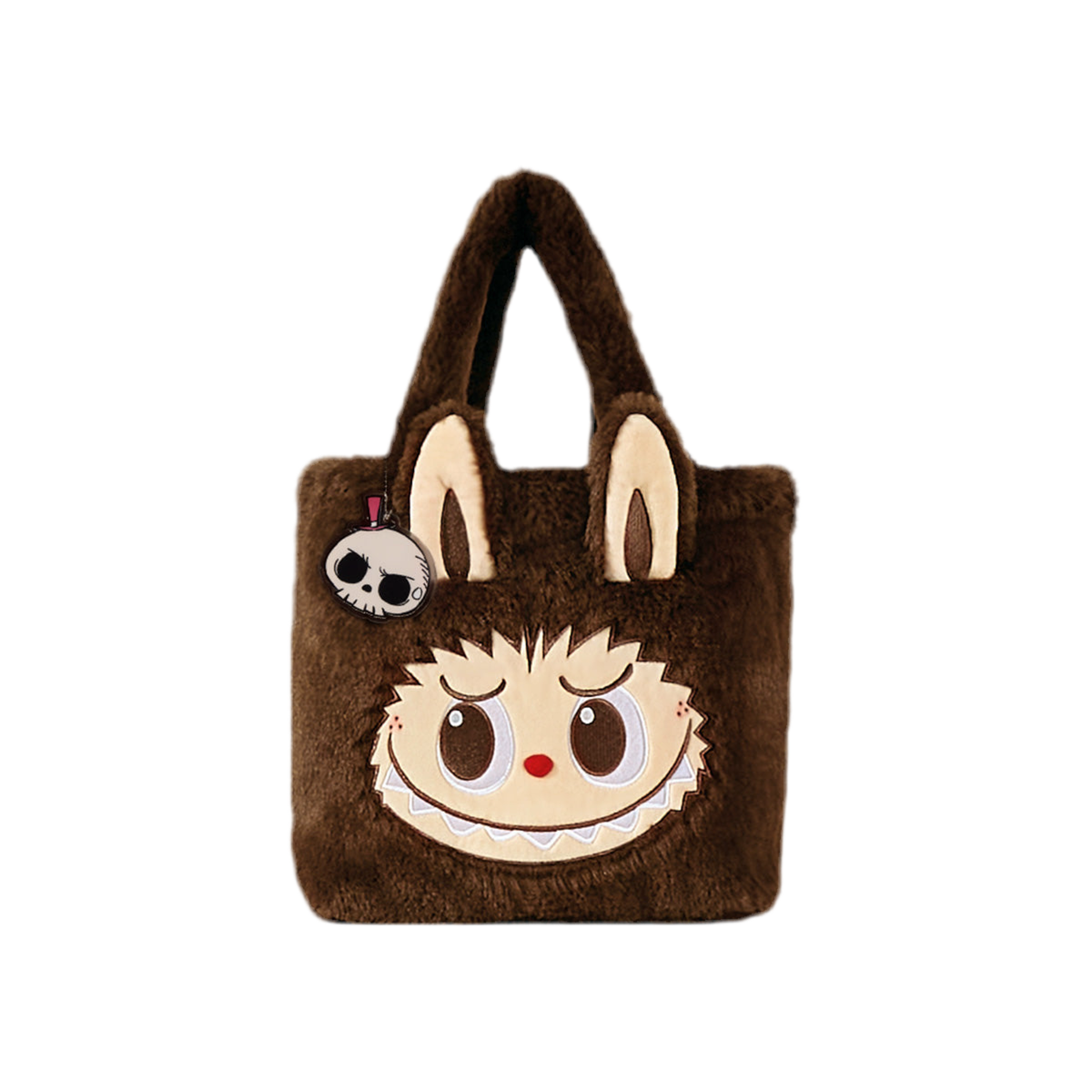 POP MART Labubu Reversible Plush Bag 'Brown'