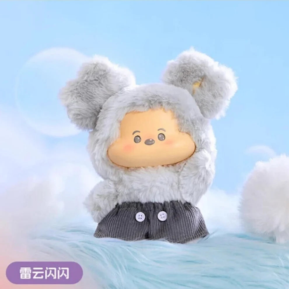 Miniso Disney Mickey Head In Clouds Vinyl Plush Pendant Blind Box