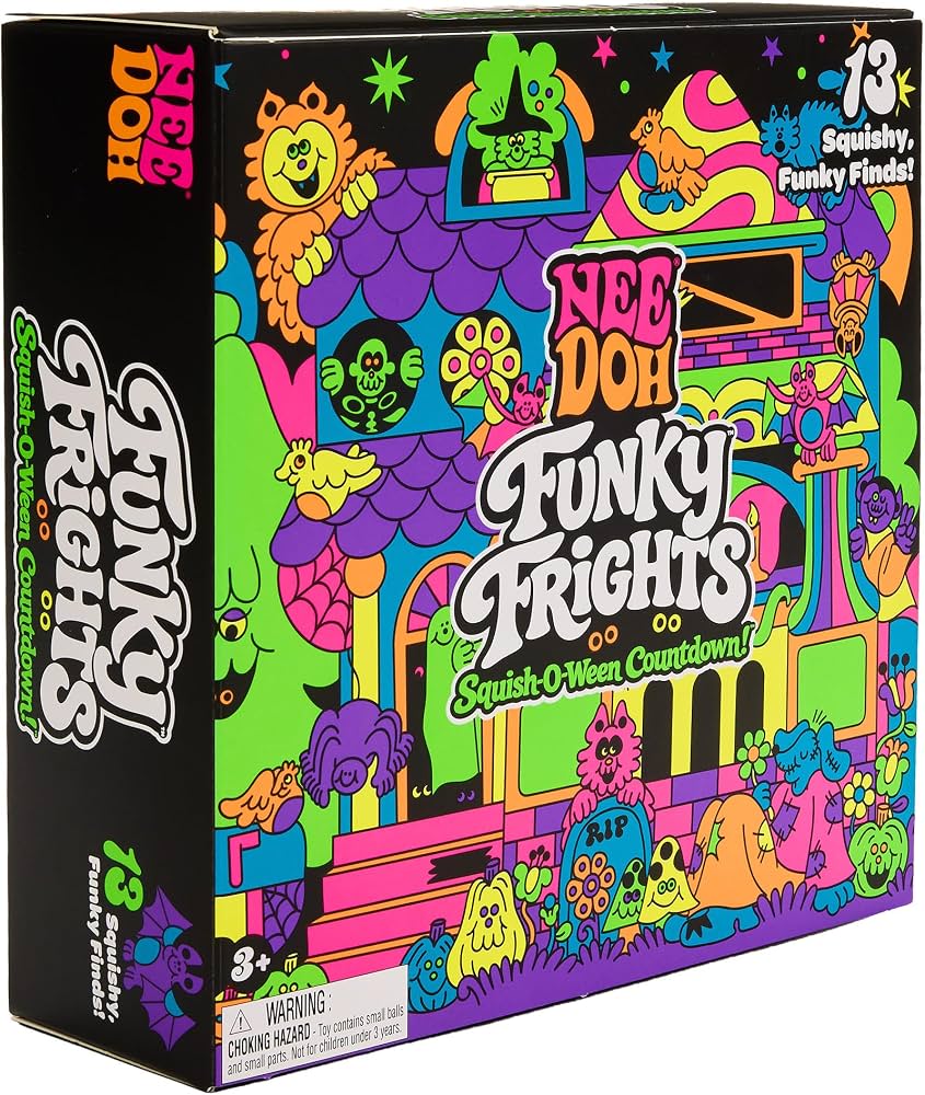 Schylling NeeDoh Funky Frights Calendar (2026)