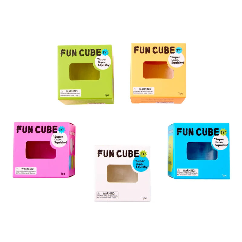 J'adore Fun Cube Squishy (Random Colour x1)