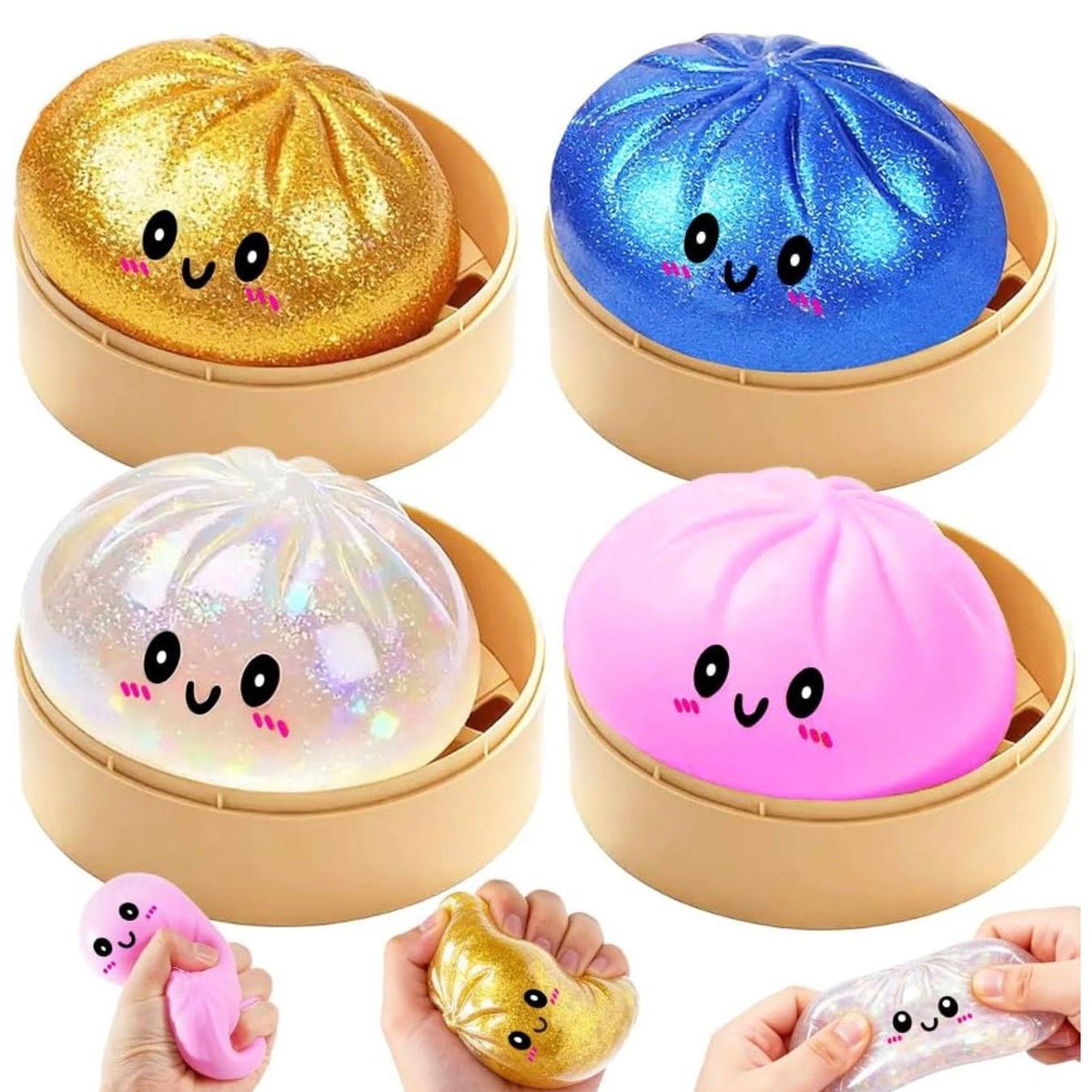 Squishy Rainbow Mystery "Dumpling" Blind Box x 1 (Sugar Series)