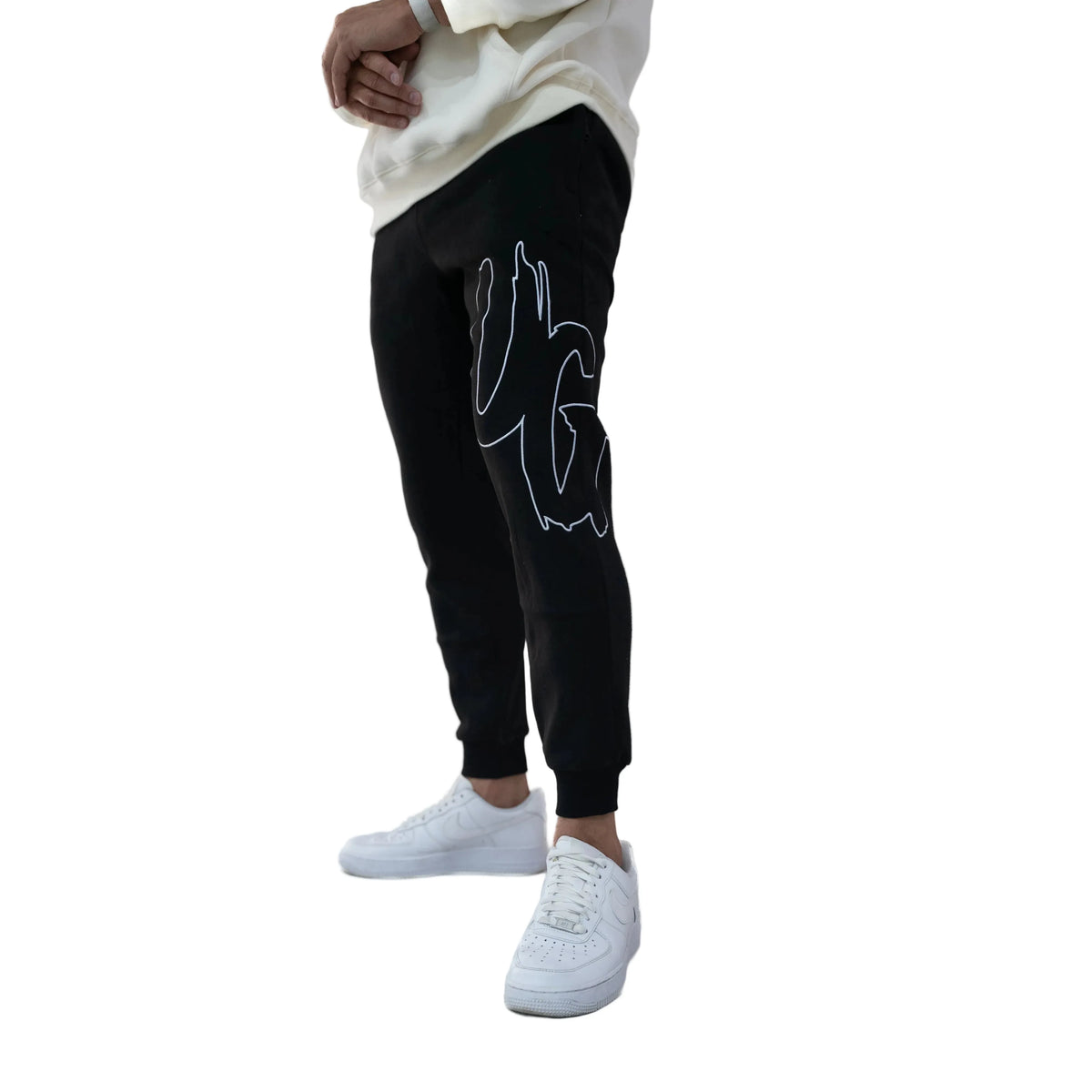 Undrground Moving In Silence Trackpants 'Black White'