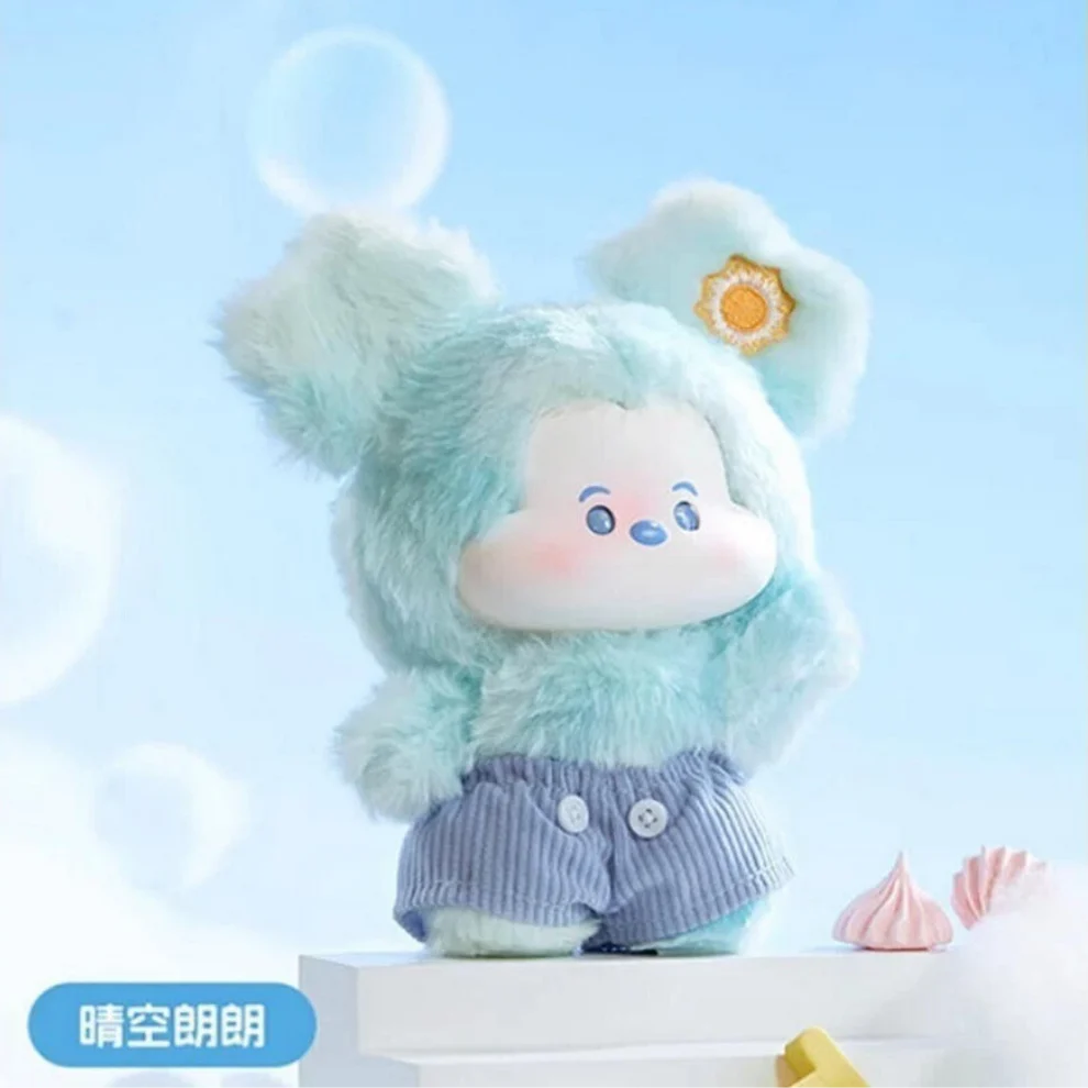 Miniso Disney Mickey Head In Clouds Vinyl Plush Pendant Blind Box