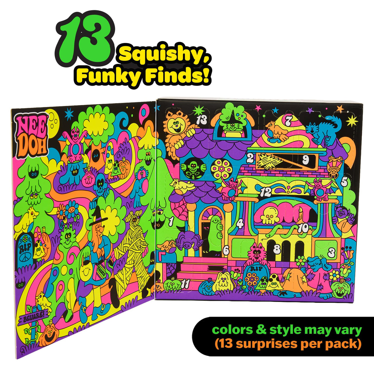 Schylling NeeDoh Funky Frights Calendar (2026)